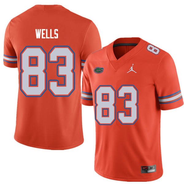 Jordan Brand Men #83 Rick Wells Florida Gators College Football Jerseys Sale-Orange